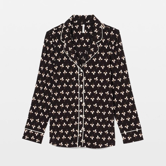 Soma Cool Nights Floral Peaceful Petals Print Size Small loungewear elevated - Picture 3 of 7